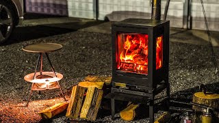 Making Camping wood stove for long-term outdoor winter camp - Phoenix project 5