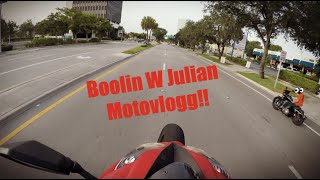 Stand Up Wheelie Practice MotoVloggg! 