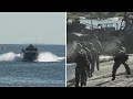 Svenska och finska marinen övar i Stockholms skärgård | TV4 Nyheterna | TV4 &amp; TV4 Play