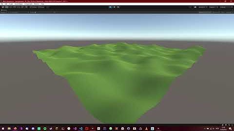[Unity] Procedural terrain generation using perlin noise