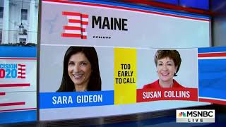 2020 MSNBC Election Night (State Calls and Results)