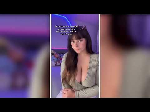 No bra TikTok Challenge Bouncing Boobs 