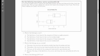 Stats 221 - Practice Exam 1 - #6, #7