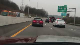 Slow ass GT Mustang in the fast lane...