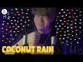 ASMR Coconut Rain × Real Rain🥥🌧in 18Different Languages☔ココナッツレインとリアルの雨の音を世界のオノマトペで☔マウスサウンド/ハンドムーブメント