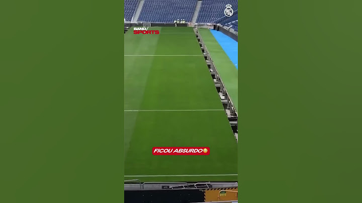 E esse novo gramado retrátil do Santiago Bernabéu! O estagiário tá aceitando convites pra conhecer!