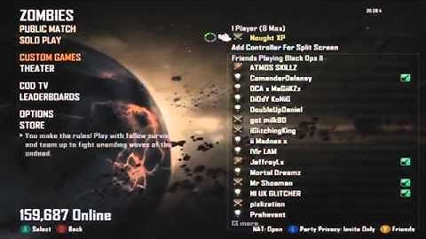 Black Ops 2 Checkerboard Map Glitch - Trick People into Thinking You Host Modded XP Lobbies106