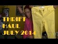 Thrift Haul July Summer 2014