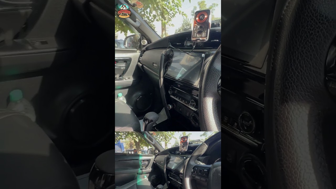 MY TOYOTA FORTUNER\'S INTERIOR CHANGE INTO ALL BLACK | HYBRID CUSTOMS, CHANDIGARH, INDIA