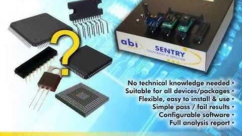 Sentry Counterfeit IC Detector from ABI