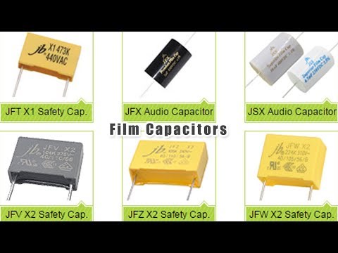 jb Capacitors Plastic Metallized Polyester and Polypropylene Film