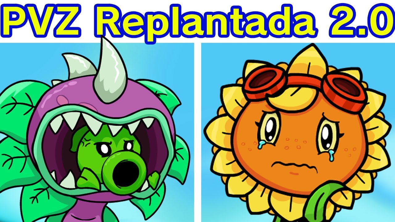 Friday Night Funkin' Vs Plantas vs Zombies Replantada 2.0 Semana 2 (PVZ Heroes)