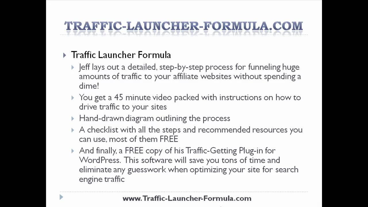 Jeff Johnson's Traffic Launcher Formula Review