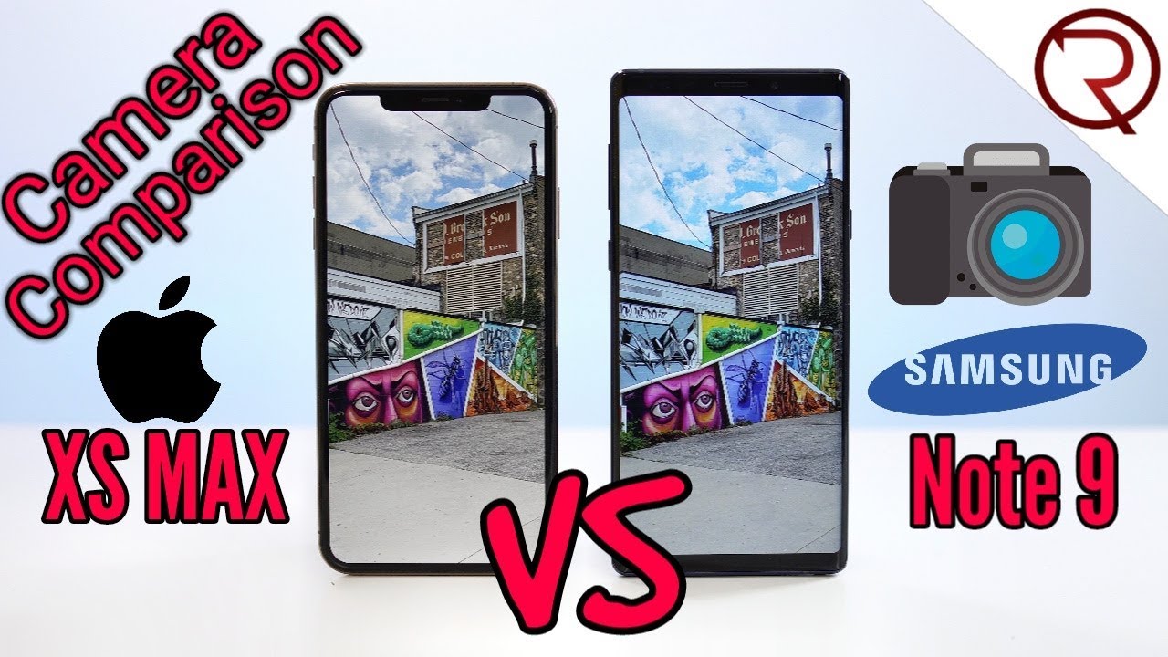 iPhone Xs Max y Samsung Galaxy Note 9 - Comparación de cámara!