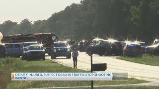 Deputy injured, suspect dead in Charleston traffic stop shooting