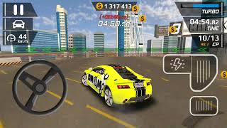 Smash Car Hit: Car Driving Simulator Stunts - Sport yellow Car - Android Gameplay screenshot 3