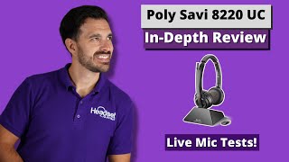 Plantronics (Poly) 8220 UC In-Depth Review: USB + ANC + DECT!