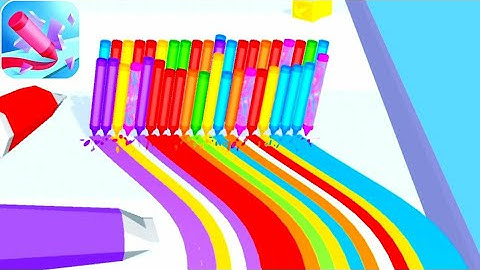 Pencil Rush 3D New Update Gameplay (iOS,Android) Walkthrough Part 1