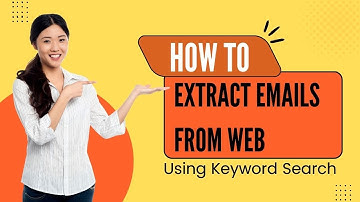 How to extract email from website? Email Extraction with Web Email Extractor Software tool