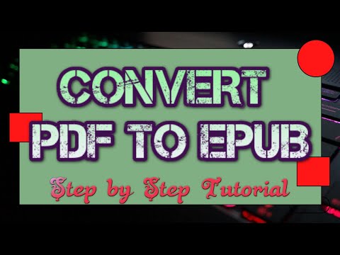 How to convert PDF to EPUB without  losing format; files with pictures