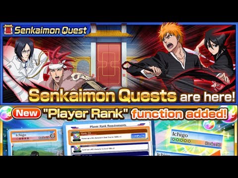 Bleach Brave Souls: Nova Atualização 7.0.0 ! Player Rank e Sekaimon Quests - Omega Play