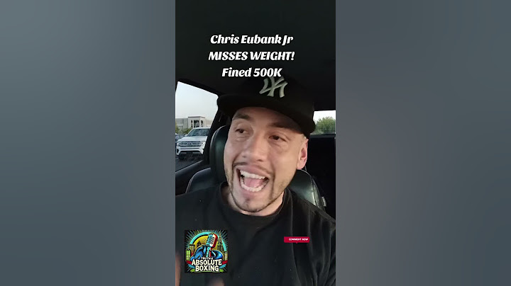 Chris Eubank Jr misses weight!! fined 500k #Boxing