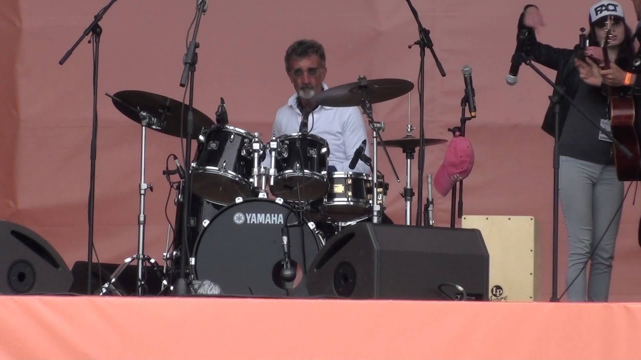 Eddie Jordan on Drums Moscow City Racing 2013 July 21