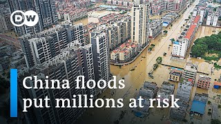 Massive floods force mass evacuations in China's Guangdong province | DW News