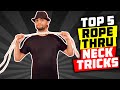 WOW! TOP 5: BEST ROPE THROUGH NECK MAGIC TRICKS REVEALED – FREE TUTORIALS!