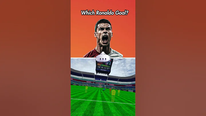 How many Ronaldo goals did you guess? 🤔 #cleansheetvr #ronaldo #football #soccer #vr