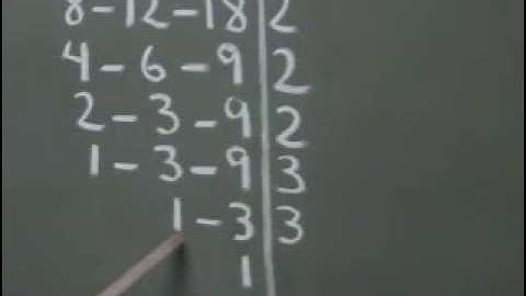 Minimo Común Multiplo - Método Práctico