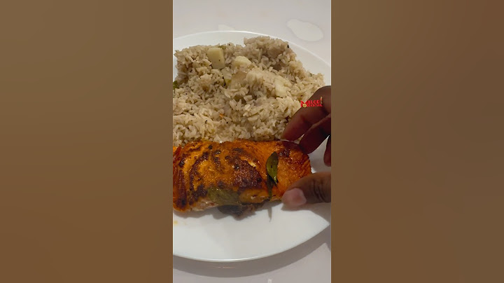 Bagara Rice lo Salmon Fish Adirindi #melodymocktail
