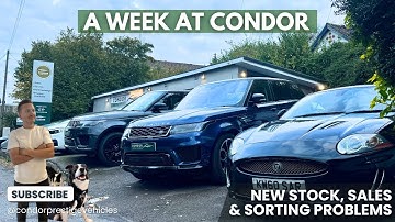 THE WEEKLY SHOWROOM VLOG IS BACK!! Range Rovers, Jaguars & Porsches! Sales & Headaches!
