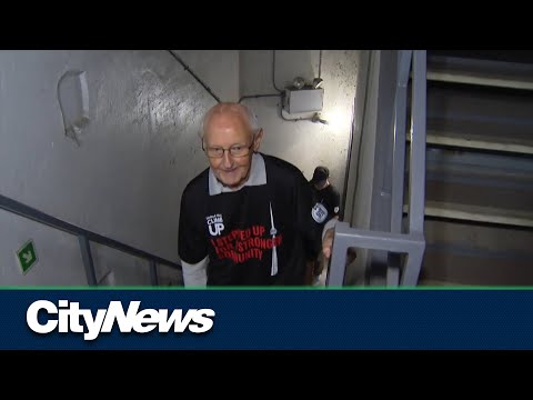 99-year-old climbs CN Tower in support of charity