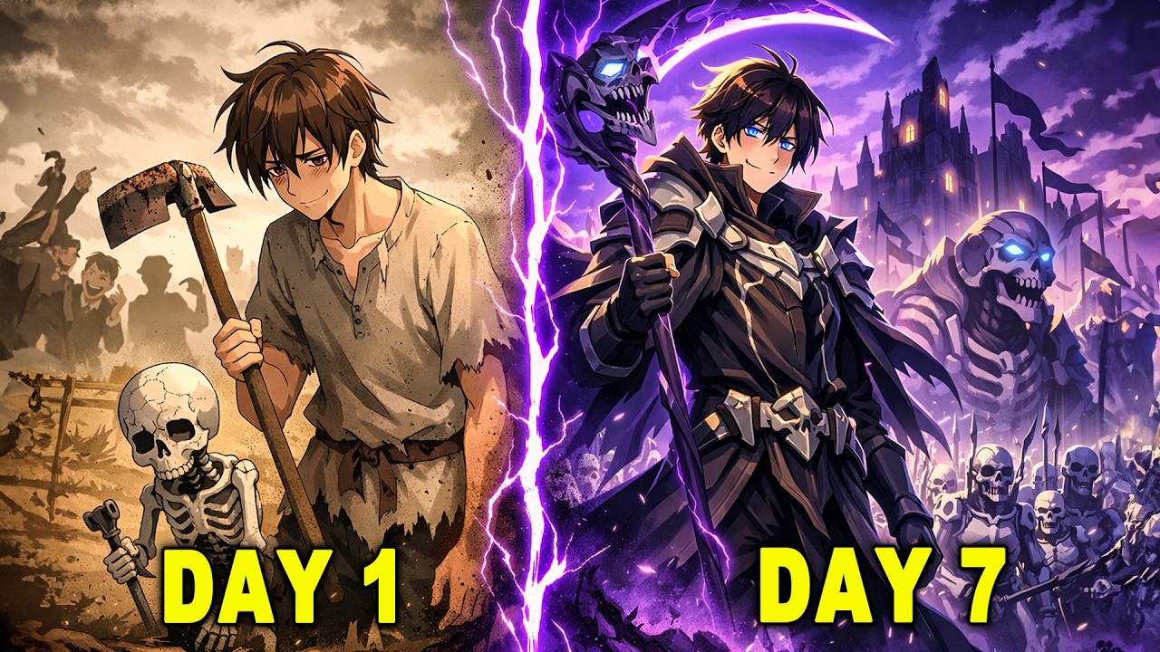 He Awakened as a USELESS FARMER… But His “WEAK” Skeleton Becomes an UNDEAD ARMY COMMANDER!
