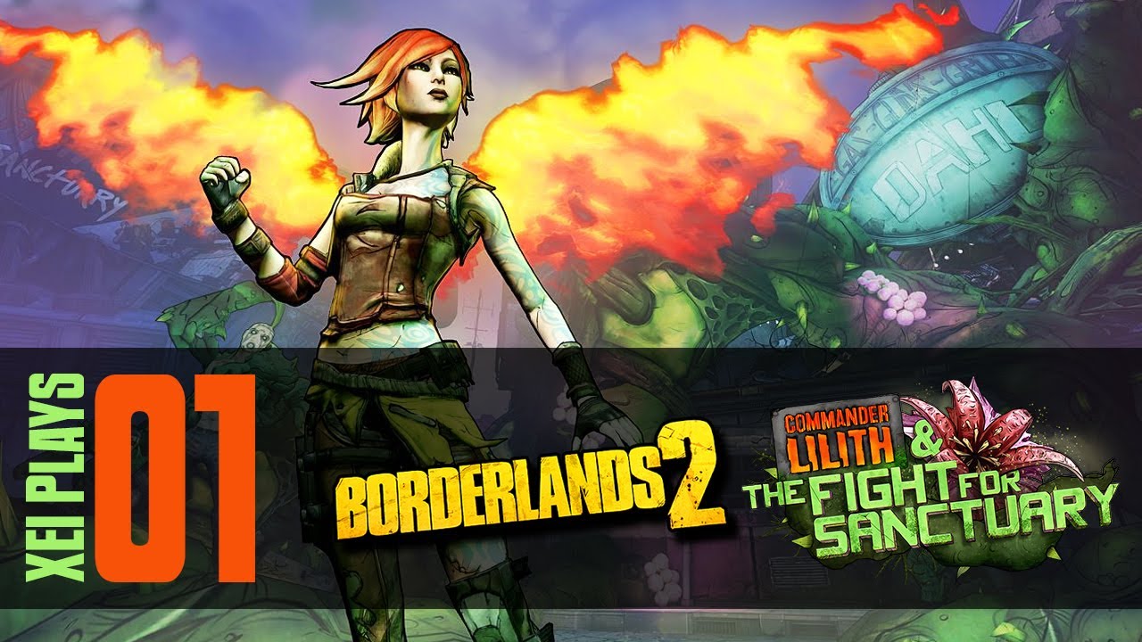 Let's Play Borderlands 2 (Blind) CoOp EP1 Commander Lilith & the