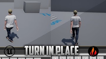 Unreal Engine 4 - Blendspaces/Movement + turn in Place - Part 1