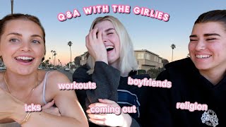 a sister q&a about religion, coming out, our icks & more...