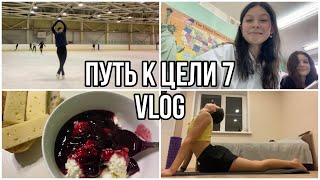 ПУТЬ К ЦЕЛИ 7/Vlog:школа,лёд,дз,моя заминка вечером,питание