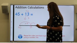 Year 2 Maths -  Number Line Calculations