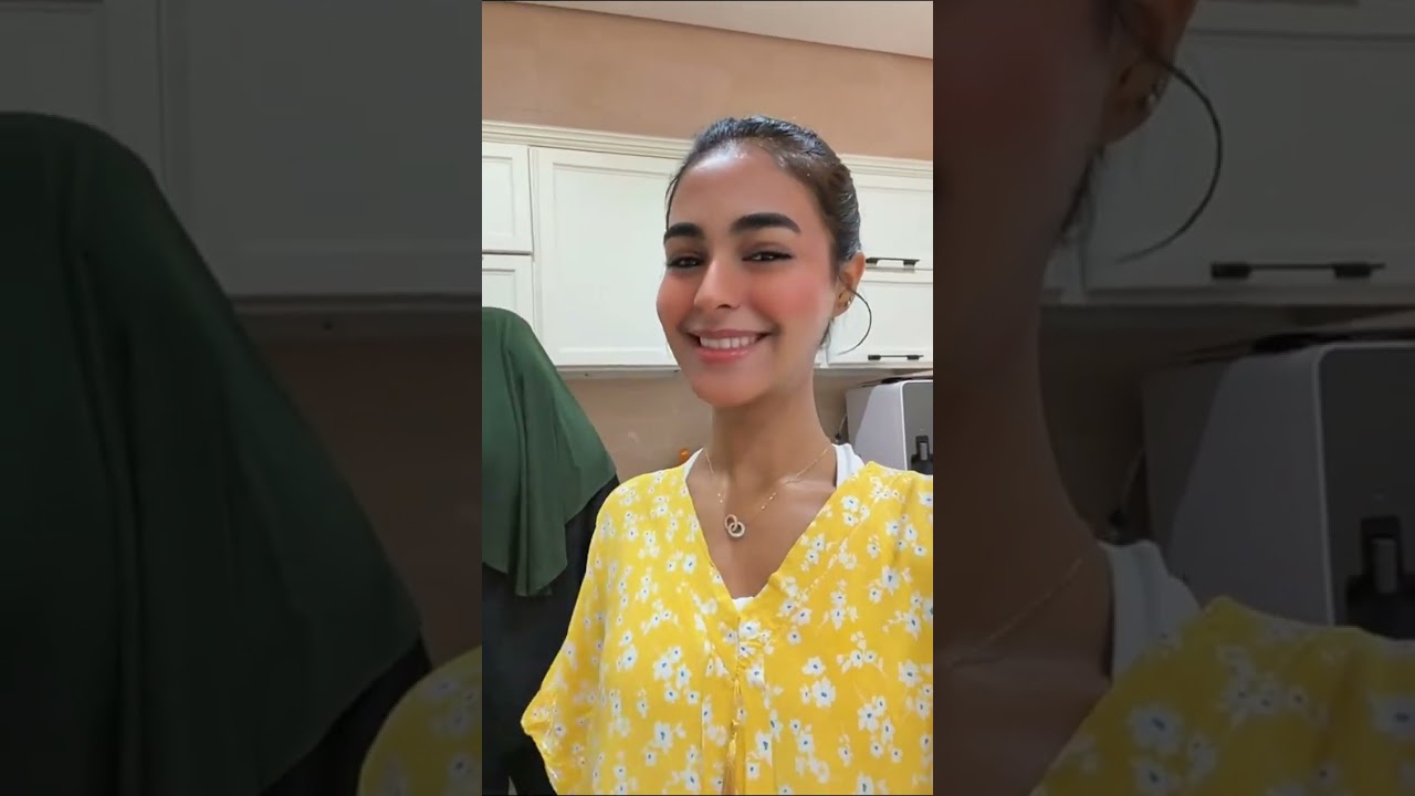 سنابات انتصار الشريف | شنيني تتعلم لفّ السمبوسه 😍