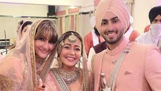 #NehaKakkar with Husband Rohanpreet Singh married photo #viral #shorts #youtubeshorts