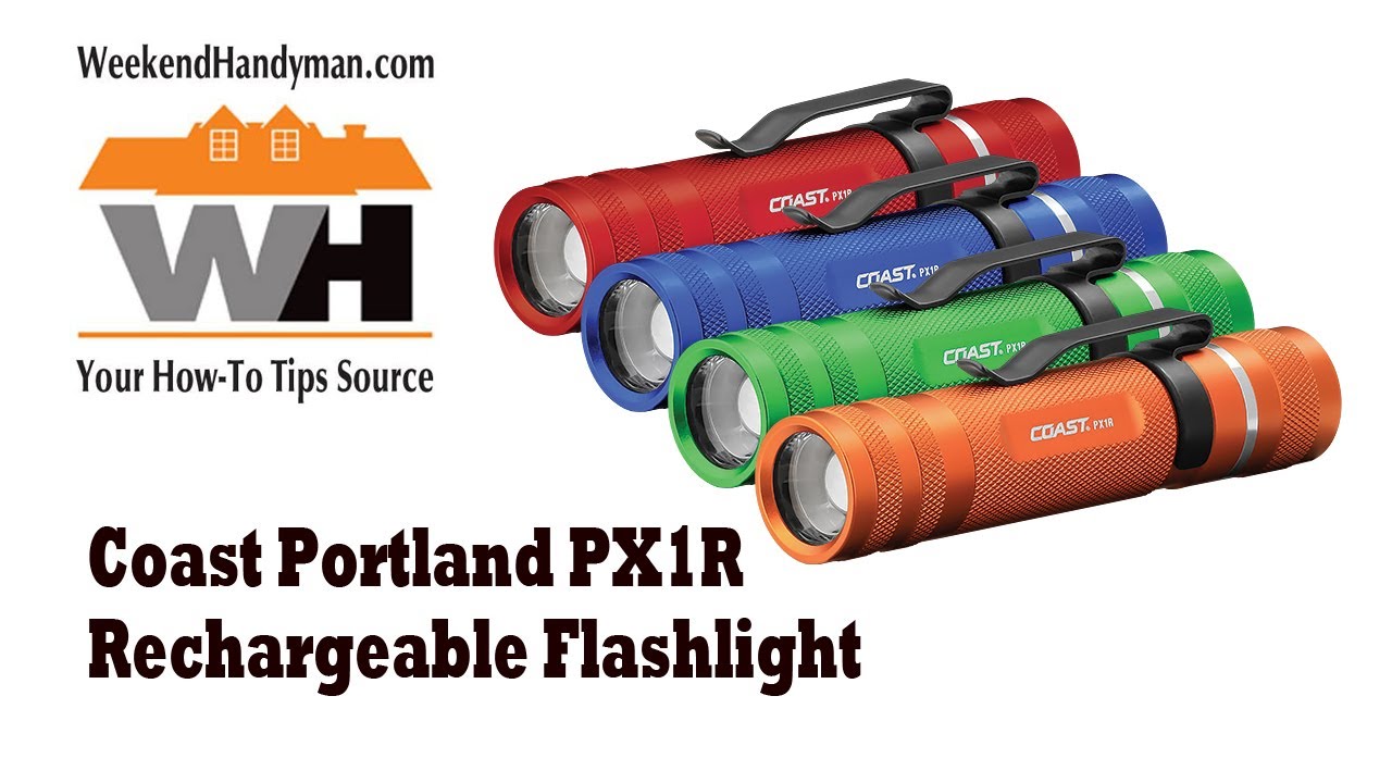 CoastProducts PX1R Pocket Rechargeable LED High Powered Flashlight | Weekend - YouTube
