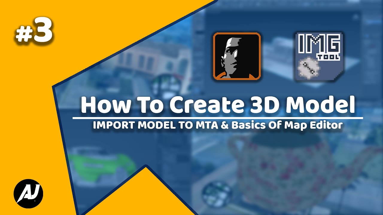 HOW TO CREATE 3DMODEL FOR MTA | IMPORT MODEL TO MTA & Basics Of Map Editor
