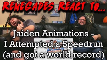 Renegades React to... @jaidenanimations - I Attempted a Speedrun (and got a world record)