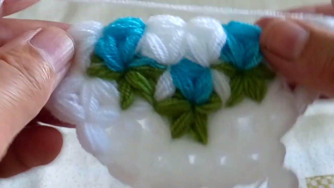 ÇİÇEKLİ UZUN LİF MODELİ ((ÖRGÜCÜ TEYZE ))