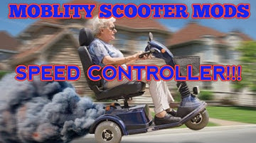 Mobility scooter modified gokart electric speed controller mods and repair