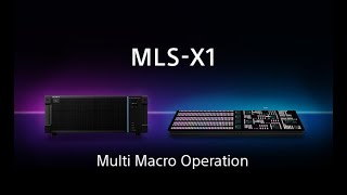 Sony MLS-X1 : Multi Macro Operation