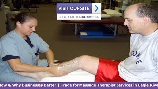 How & Why Businesses Barter | Trade for Massage Therapist Services in Eagle River AK