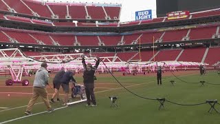 From turf to touchdowns: Super Bowl field preparations underway at Levi’s Stadium